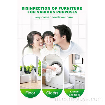 Huishoudelijke desinfectie schoonmaken toilet wasspray